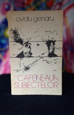 Carte - Cafeneaua subiectelor - Ovidiu Genaru ( Junimea 1980 ) foto