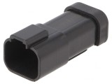 Conector cablu-cablu PX0 4 pini negru