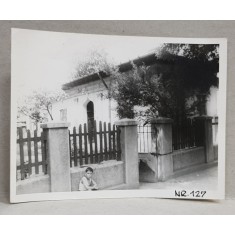 CASA DEMOLATA , STR, SEBASTIAN NR. 127 , BUCURESTI, FOTOGRAFIE MONOCROMA, PE HARTIE LUCIOASA , ANII &#039;70 - &#039;80
