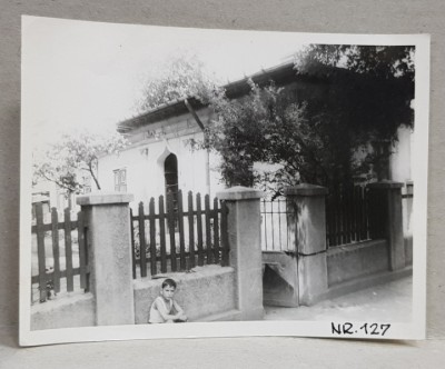 CASA DEMOLATA , STR, SEBASTIAN NR. 127 , BUCURESTI, FOTOGRAFIE MONOCROMA, PE HARTIE LUCIOASA , ANII &amp;#039;70 - &amp;#039;80 foto