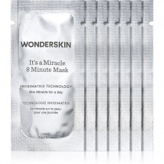 WONDERSKIN It's A Miracle 8 Minute masca pentru netezire faciale 8x3 g