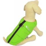 Cumpara ieftin Vesta de iarna impermeabila pentru caine Lovelonglong, XS, nylom lana, verde