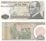 Turcia 10 Lire 1970 (78) UNC