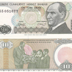 Turcia 10 Lire 1970 (78) UNC