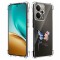 Husa antisoc pentru realme 14 / realme 14t - airbag tpu, col&Egrave;uri ranforsate- butterfly albastru