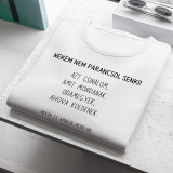 Tricou personalizat &quot;Nekem nem parancsol senki&quot;, Simple