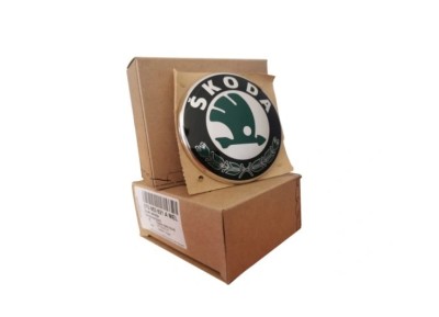 Emblema capota fata/spate SKODA SUPERB (3T), 06.2008-06.2013, original, foto