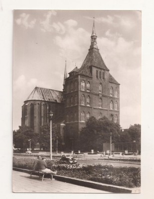 FA58-Carte Postala- GERMANIA - Rostock, Marienkirche, circulata 1965 foto
