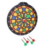 Joc darts pentru copii, 41cm cu 6 sageti de 9 cm de culoare rosie si verde