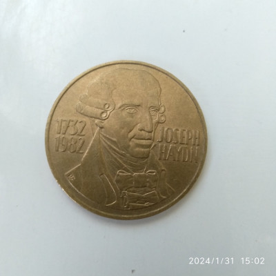 -Y- MONEDA AUSTRIA 20 SCHILLINGI 1982 JOAEPH HAYDN XF foto