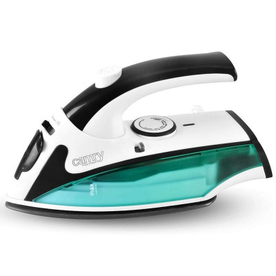 Travel Iron Camry CR 5024, 1500W Max, Placă de teflon, Pumn cu abur, M&amp;acirc;ner pliabil, Verde foto