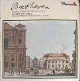 Disc vinil, LP. Piano Concertos Nos. 2, 4-Beethoven, Katchen, LSO Conducted By Gamba, Clasica