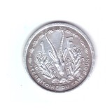 Moneda Camerun 1 franc 1948, stare foarte buna, curata, Africa, Aluminiu