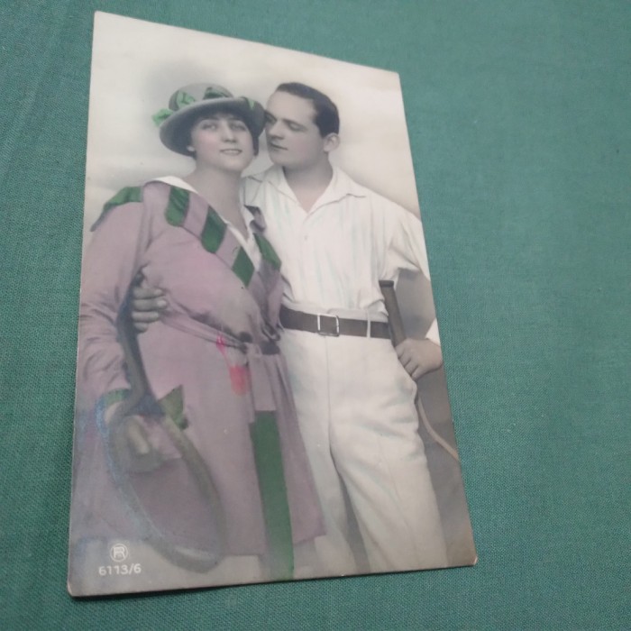 CARTE POSTALA FELICITARE INTERBELICA NECIRCULATA