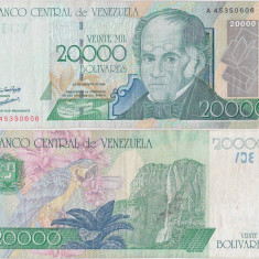 1998 (24 VIII), 20,000 Bolívares (P-82a) - Venezuela