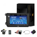 Cumpara ieftin [KIT] MP5 Player pentru Volkswagen, WinCE, Bluetooth, USB, CardSD, Camera Marsarier, Auxiliar, Mirrorlink, Touchscreen, - AD-BGP7010B+AD-BGRVW0072DIN