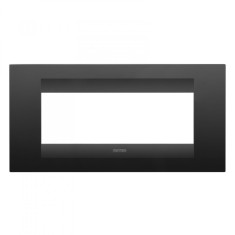 Rama Ornament 6M GEO Gewiss Chorus negru satinat GW16406VN