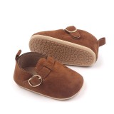 Pantofiori maro de ocazie (Marime Disponibila: 9-12 luni (Marimea 20