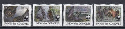 Comores - Fauna WWF - LILIECI - MNH - Michel = 14,00 Eur. foto