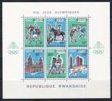 Rwanda 1968 - Jocurile Olimpice - Mexico City, MC, MNH
