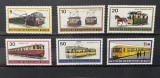 Germania Berlin 1971 Transport/ Tramvaie/ Trenuri, MNH, Nestampilat