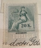 Timbre Austroungaria 1898 20 Koroane