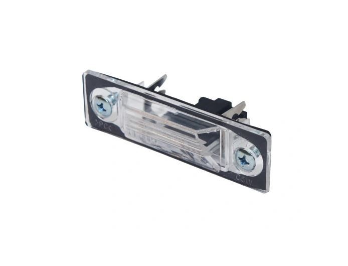 Lampa numar inmatriculare Seat Alhambra (7v8/7v9), 02.2001-06.2010; Vw Sharan (7m), 04.00-04.2010, parte montare Spate, Dreapta = Stanga, RapidAuto 9