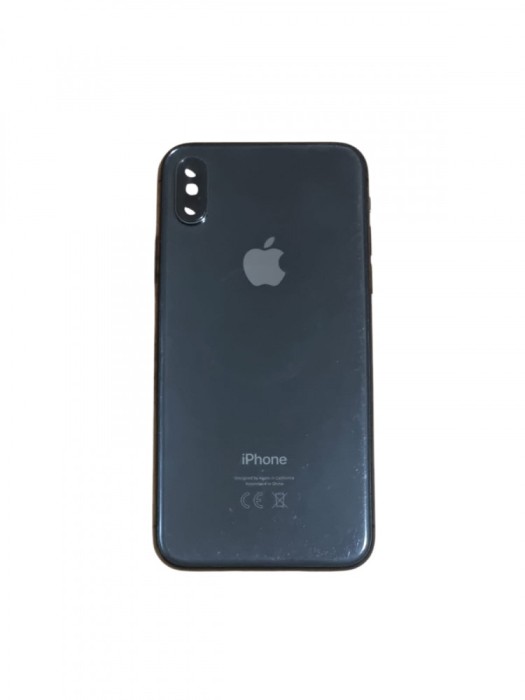 Capac spate + butoane microcontact + blitz Apple iphone X (Original Apple)