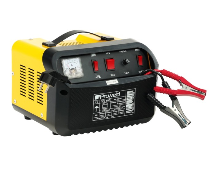 ProWELD DFC-50P Redresor acumulatori 12V/24V, functie Start ProAdvanced PowerfulTools