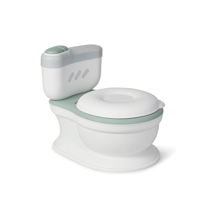 Olita de tip WC, muzicala, alb si mint