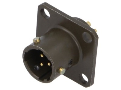 Conector circular soclu tată AMPHENOL PT/451 3 pini 7,5A 600V drept foto