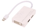 Adaptor mini DisplayPort la DisplayPort 1.1a Alb