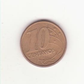 Brazilia 10 centavos 2007 foto