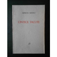 ADRIAN MANIU - CANTECE TACUTE (1965)