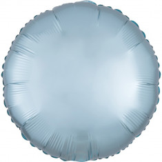 Balon folie 45 cm rotund Satin Luxe Pastel Blue, Radar 39910 foto