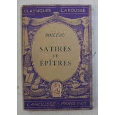 SATIRES ET EPITRES par BOILEAU , 1939