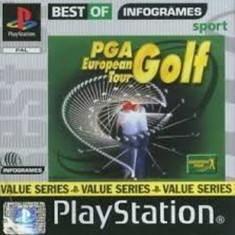 Joc PS1 PGA European Tour Golf - Best of Infogrames