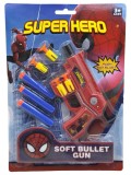 Pistol Spiderman cu gloante burete