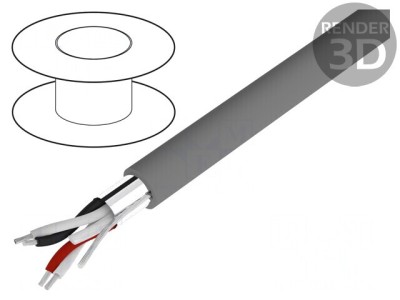 Cablu Alpha Essential 2x2x24AWG LSZH 300V foto