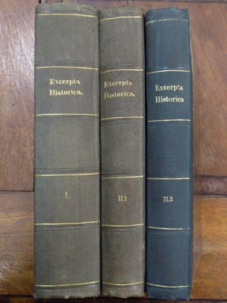 Excepta de Legationibus, Carolus de Boor, Berolini, III vol.1903