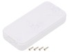 Carcasa Universala Takachi CS75N-W ABS IP40 Albă 35x75x12mm UL94HB