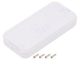 Carcasă Universală ABS Albă IP40 35x75x12 mm