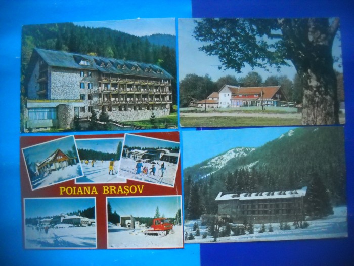HOPCT LOT 2263 POIANA BRASOV BRASOV-4 CARTI POSTALE-CIRCULATE