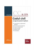 Codul civil și Legea de punere &icirc;n aplicare. Actualizat la 1 septembrie 2023 - Paperback brosat - *** - Hamangiu