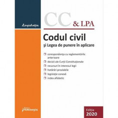 Codul civil și Legea de punere în aplicare. Actualizat la 1 septembrie 2023 - Paperback brosat - *** - Hamangiu