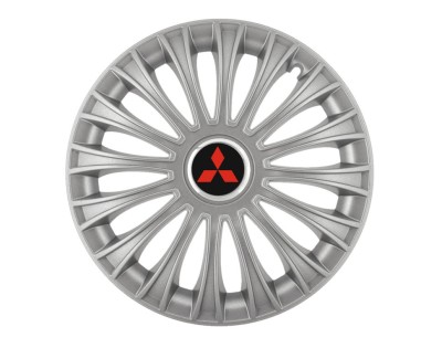 Set 4 capace roti pentru Mitsubishi, model Dino Gray, R15 foto