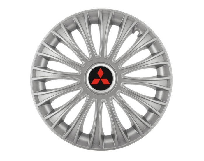 Set 4 capace roti pentru Mitsubishi, model Dino Gray, R15