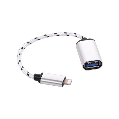 Cablu OTG USB Lightning - USB mama elSales ELS-OTG , lungime 15 cm foto