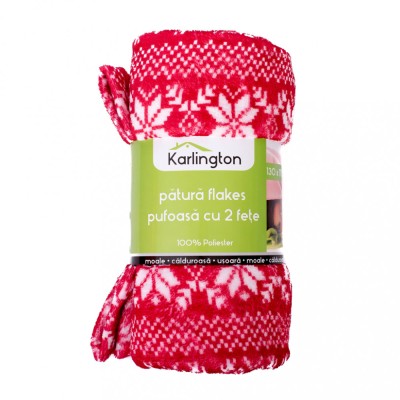KARLINGTON PATURA CU 2 FETE FLAKES 130X170 CM ProVoyage Vacation foto
