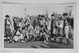 ANSAMBLUL DE DANSURI &#039; ALUNELUL &#039; , FOTOGRAFIE FORMAT CARTE POSTALA , ANII &#039; 40 - &#039; 50